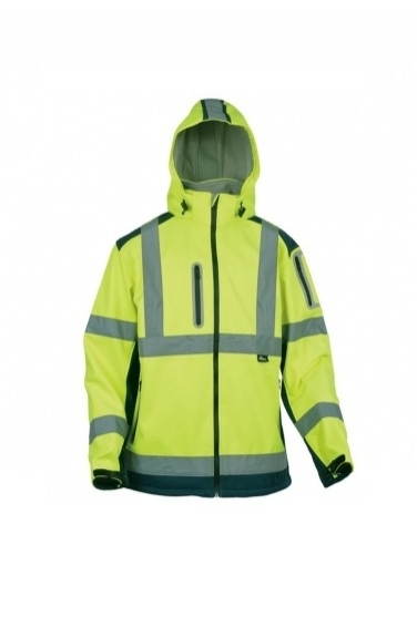 Kurtka Softshell ostrzegawcza