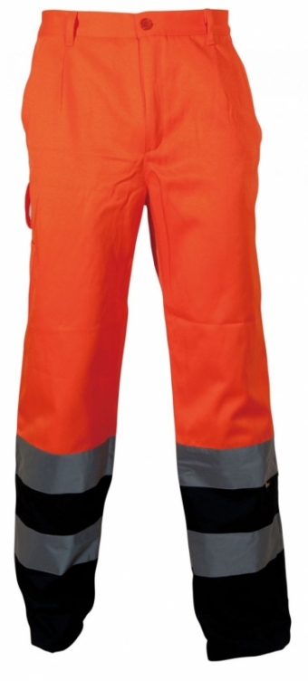 Spodnie robocze ostrzegawcze dwukolorowe