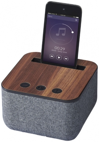 Materiałowo-drewniany głośnik Bluetooth®