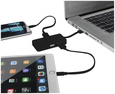Hub USB Grid z dwoma kablami