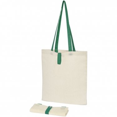 Składana torba na zakupy Nevada wykonana z bawełny o gramaturze 100 g/m²