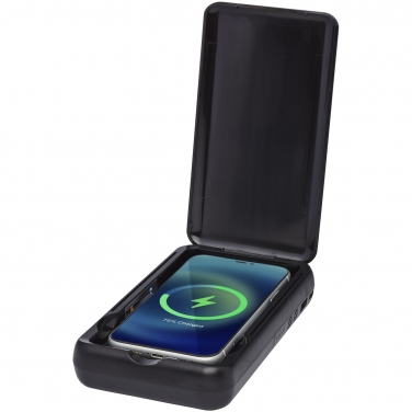 Sterylizator UV do smartfonów Nucleus z bezprzewodowym powerbankiem o pojemności 10 000 mAh