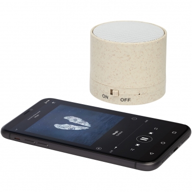 Głośnik Bluetooth® Kikai ze słomy pszenicznej