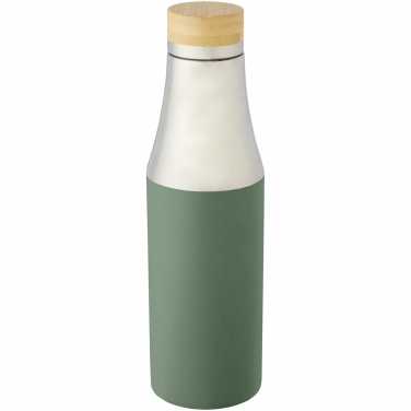Hulan miedziana, próżniowo izolowana butelka o pojemności 540 ml z bambusową pokrywką