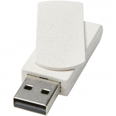 Pamięć USB Rotate o pojemności 8GB ze słomy pszenicznej
