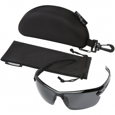 Mönch spolaryzowane sportowe okulary przeciwsłoneczne z futerałem z tworzywa PET